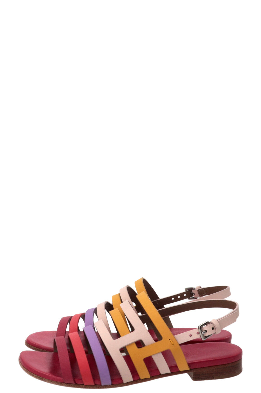 HERMÈS Sandale Ephese Leather Multicolor