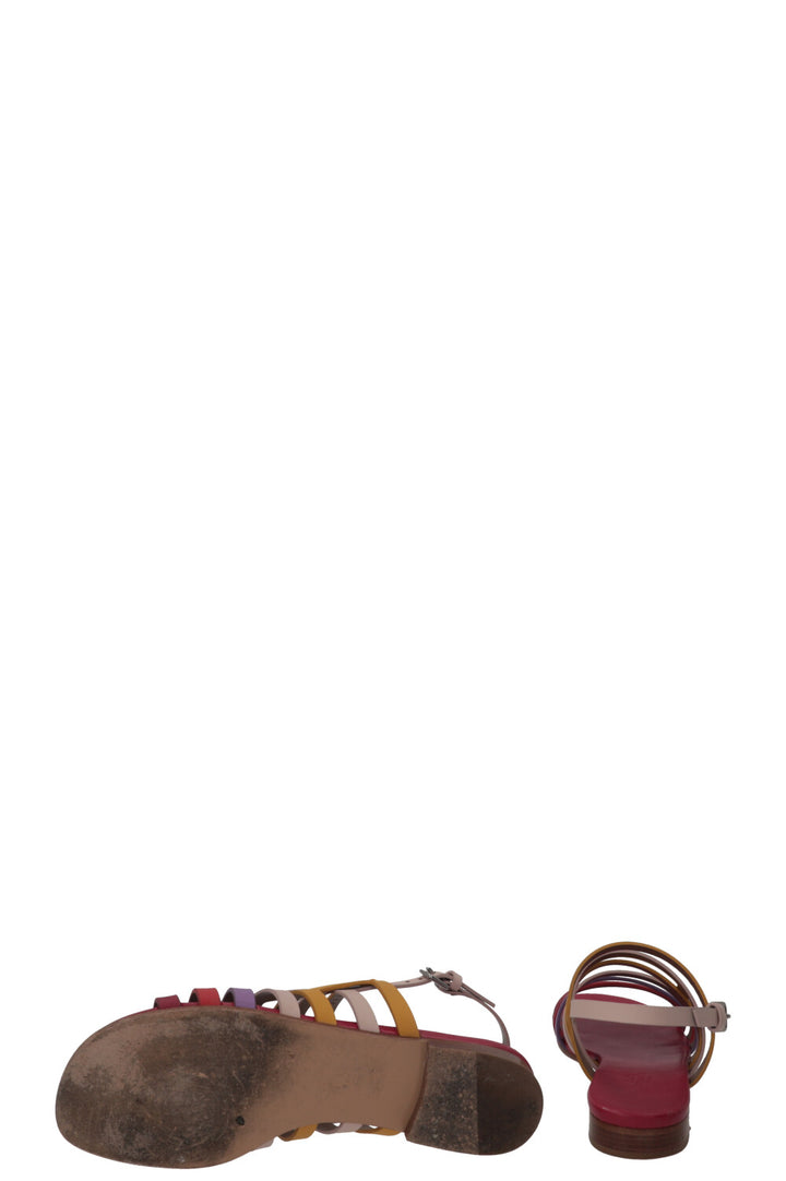 HERMÈS Sandale Ephese Leather Multicolor