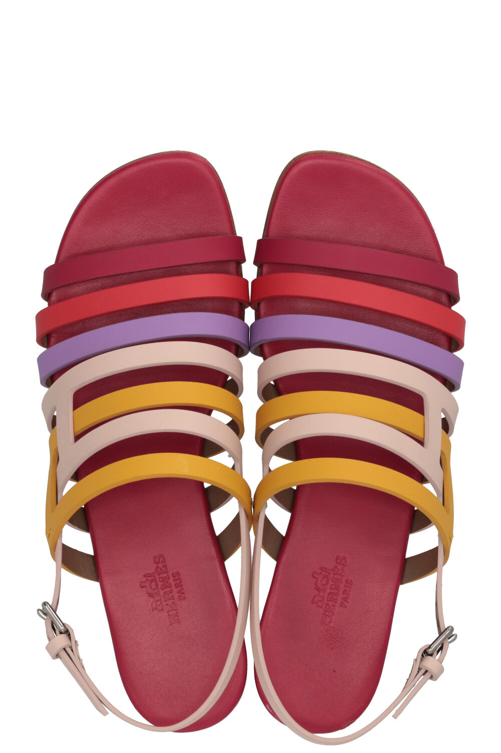 HERMÈS Sandale Ephese Leather Multicolor