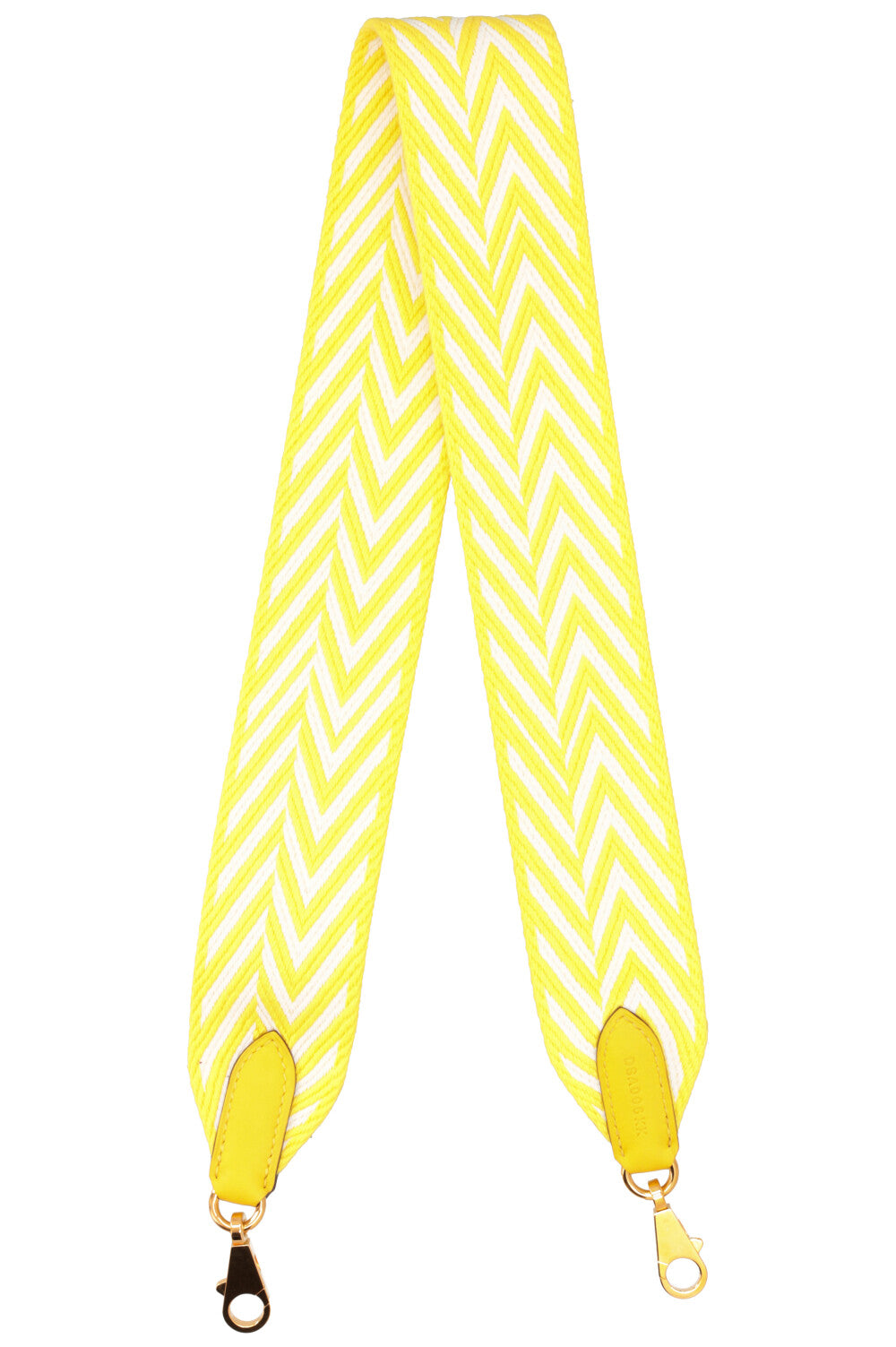 HERMÈS Sangle Zigzag 50 mm Strap Yellow White