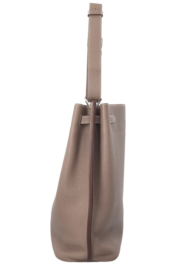 HERMÈS So Kelly 26 Clemence Etoupe