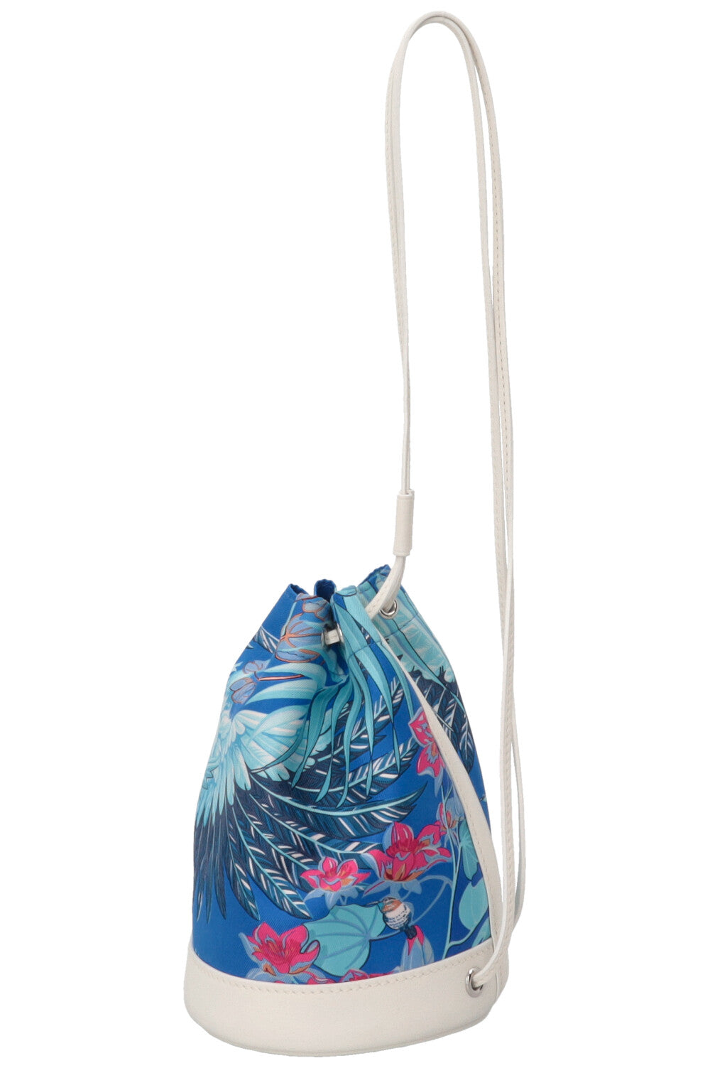 HERMÈS Soie Cool 11 Flamingo Party Swift Leather Blue