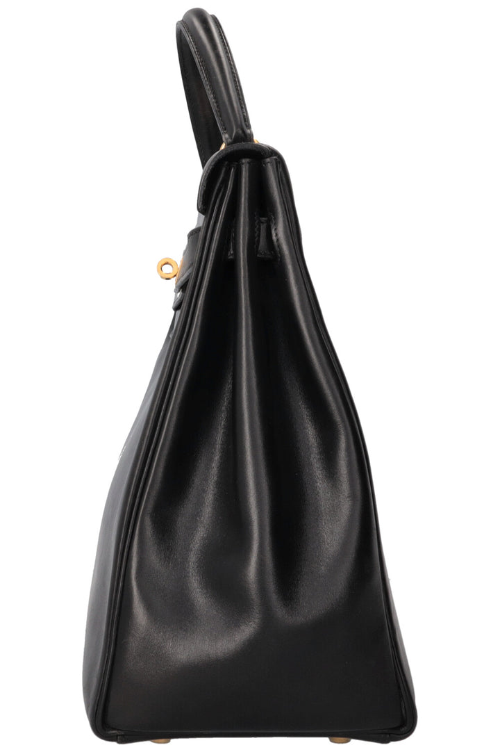 HERMÈS Vintage Kelly 32 Box Black