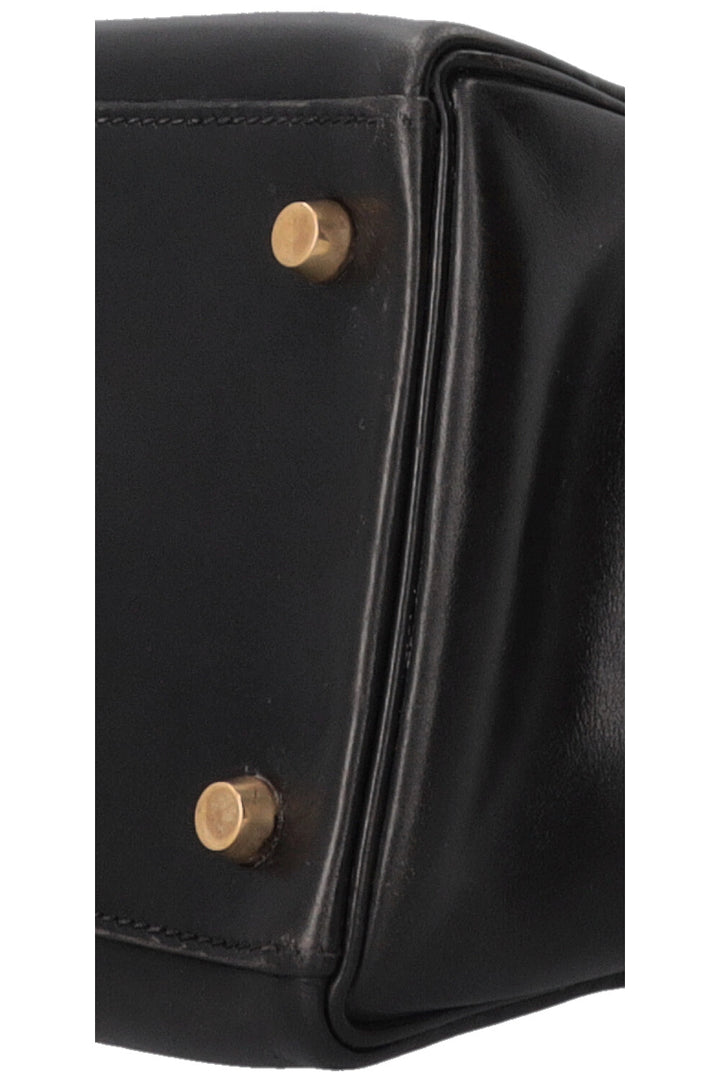 HERMÈS Vintage Kelly 32 Box Black