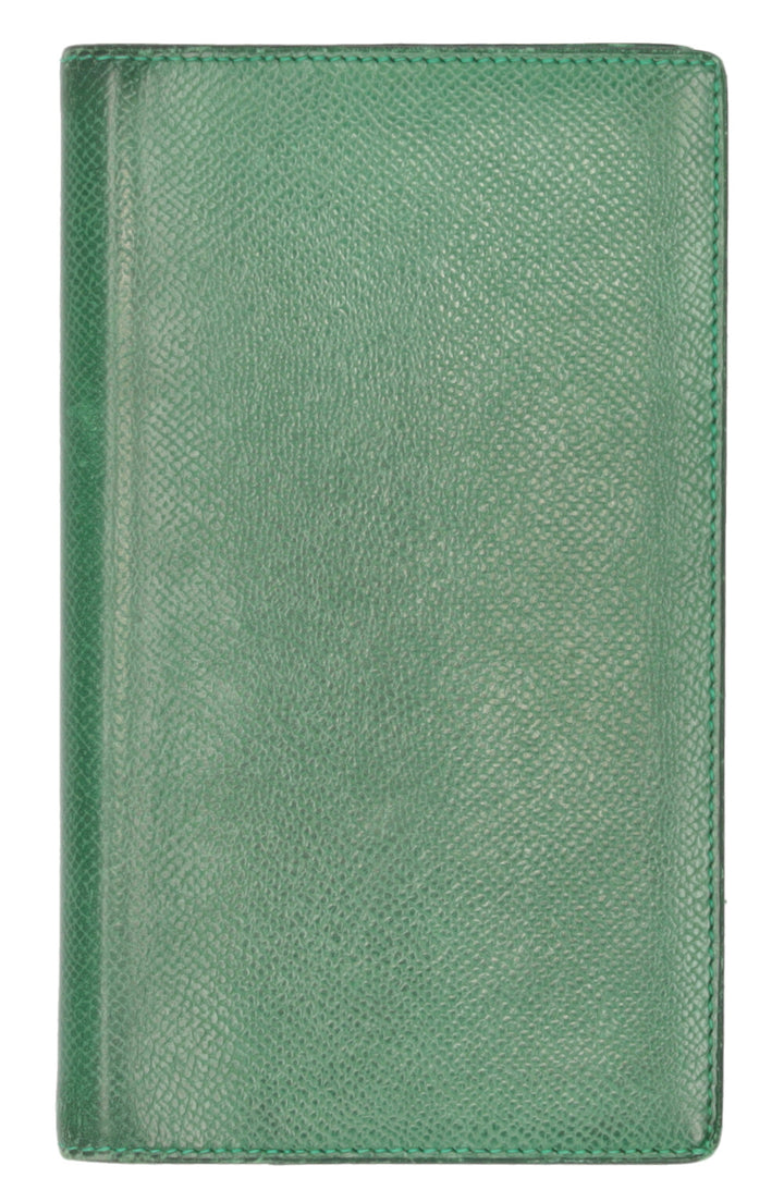 HERMÈS Vision II Agenda Cover Epsom Leather Green