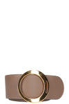 HERMÈS Wide Link Belt Etoupe & Black
