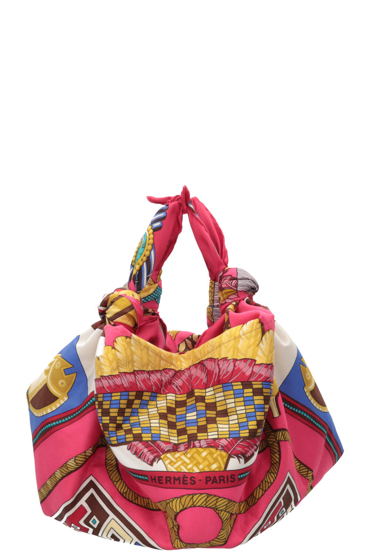 REAWAKE UNFOLD Sac en Soie Hermès Silk Knot Rose