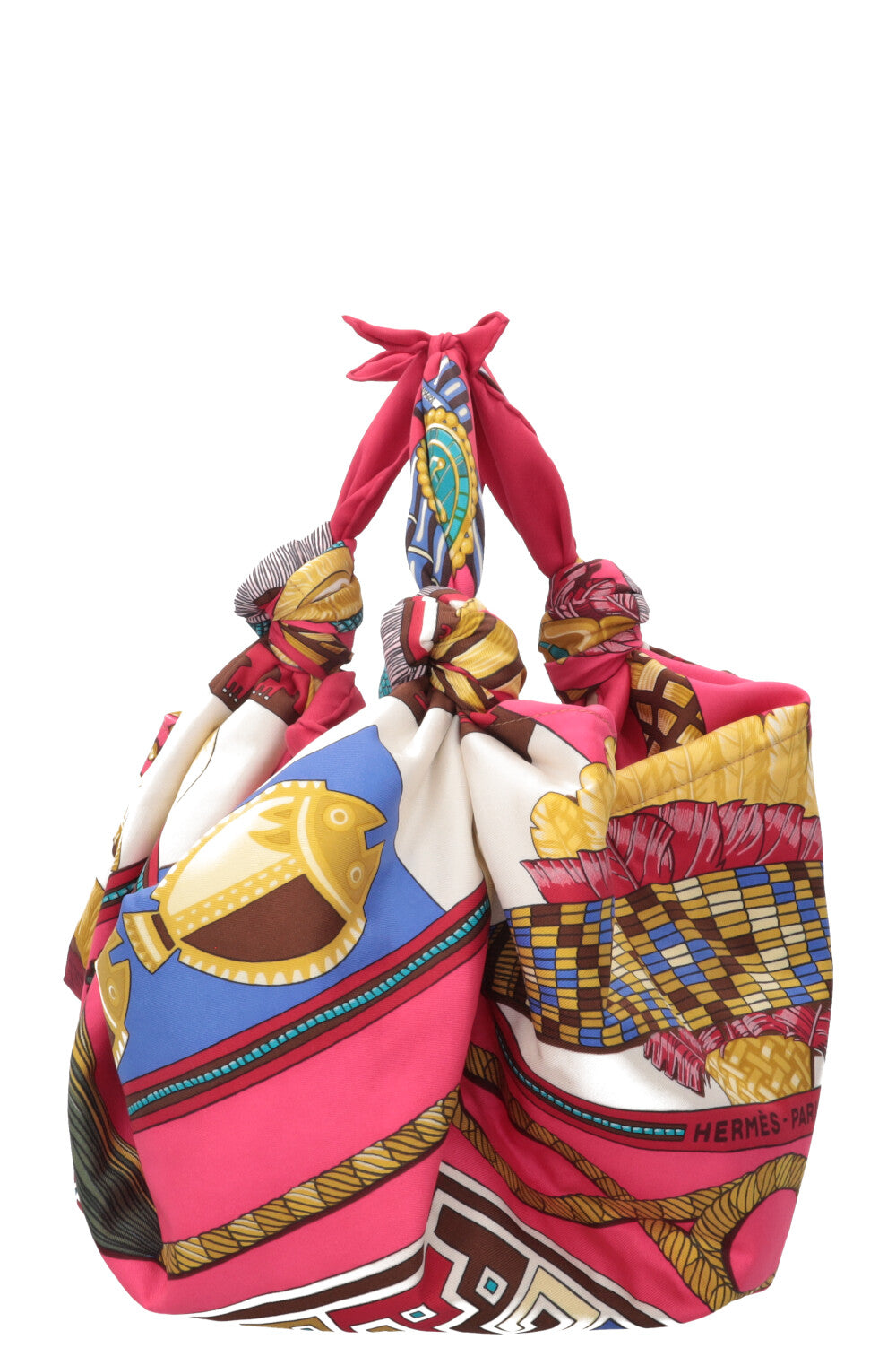 REAWAKE UNFOLD Sac en Soie Hermès Silk Knot Rose
