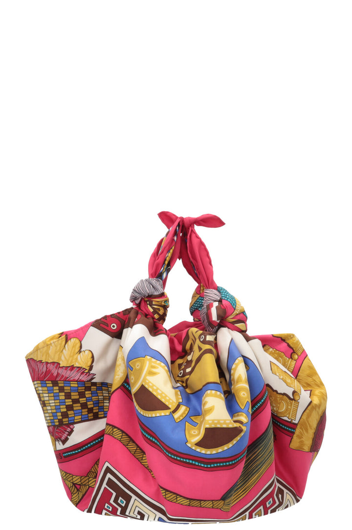 REAWAKE UNFOLD Sac en Soie Hermès Silk Knot Rose