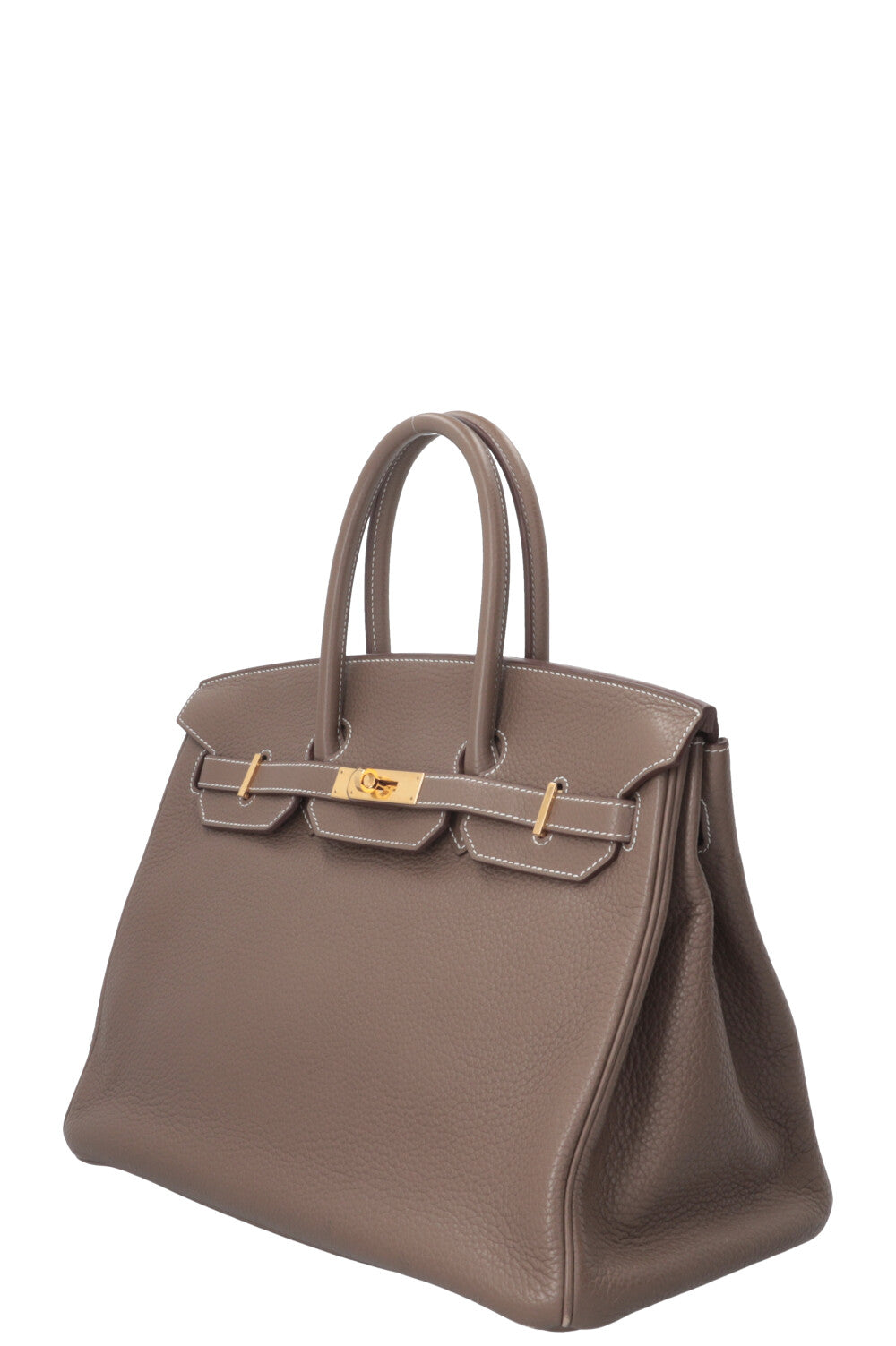 HERMÈS Birkin 35 Retourne Clemence Etoupe