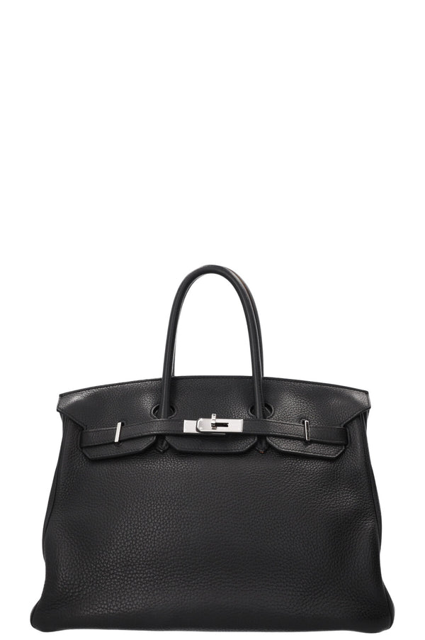 HERMÈS Birkin 35 Retourne Clemence Noir
