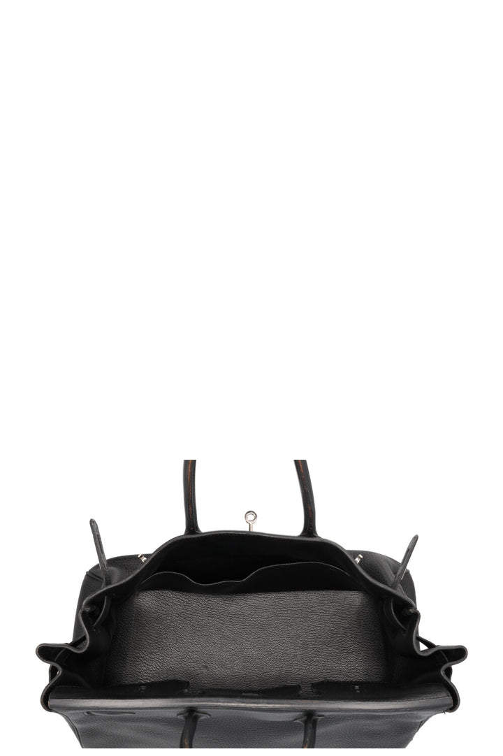 HERMÈS Birkin 35 Retourne Clemence Noir