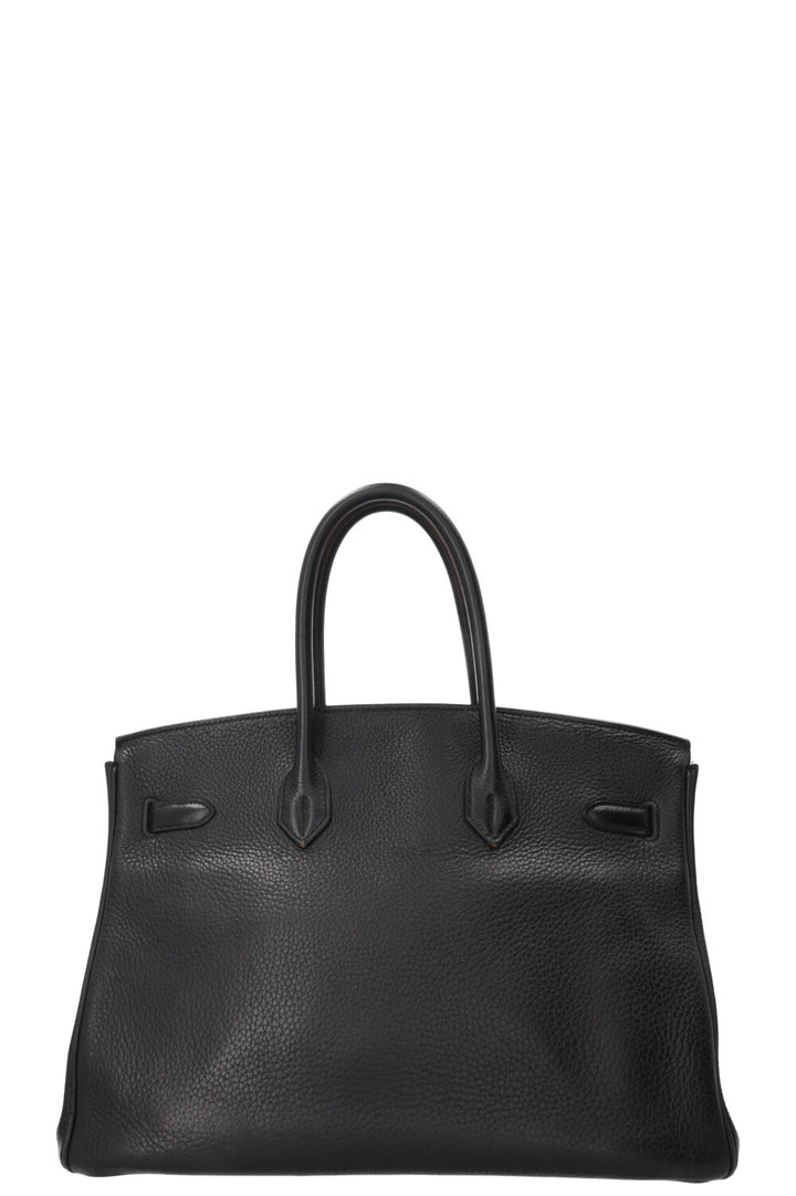 HERMÈS Birkin 35 Retourne Clemence Noir