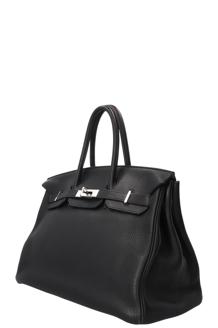 HERMÈS Birkin 35 Retourne Clemence Noir