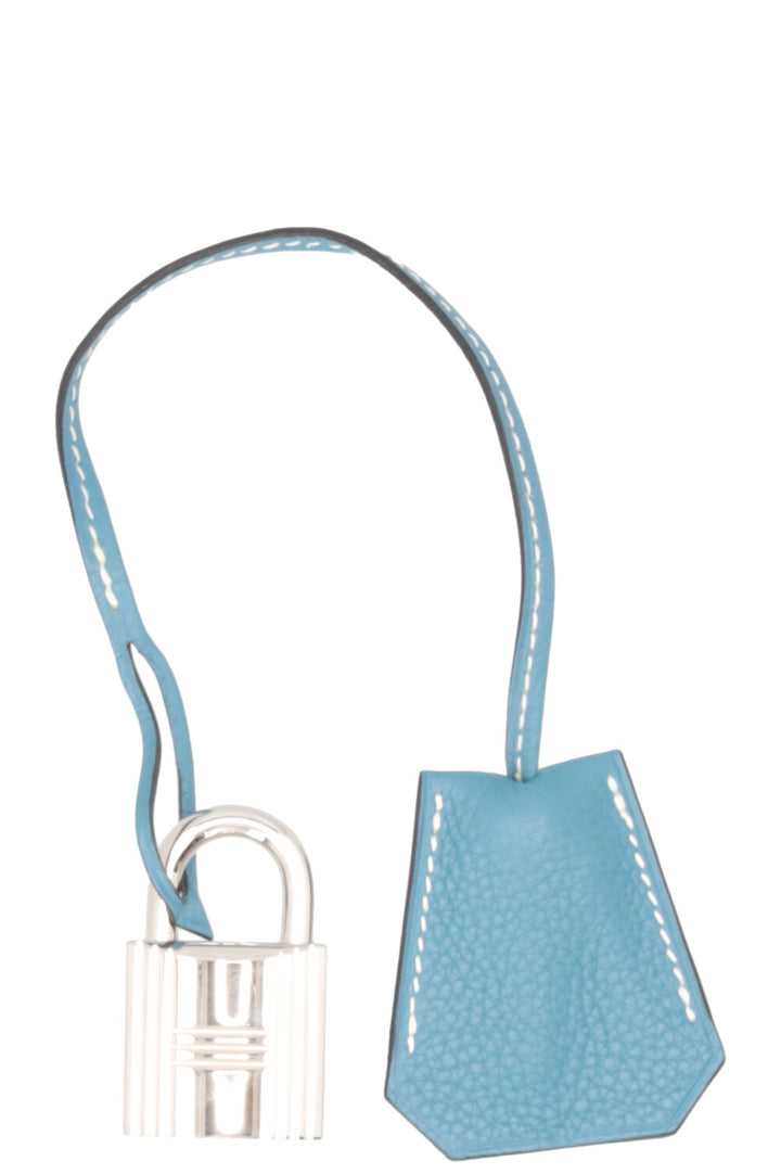 HERMÈS JPG Shoulder Birkin 42 I Clemence Bleu Jean Palladium