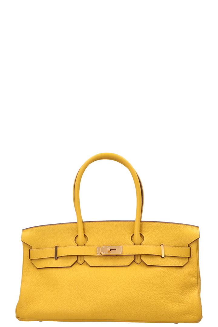 HERMÈS JPG Shoulder Birkin II 42 Clemence Soleil Or