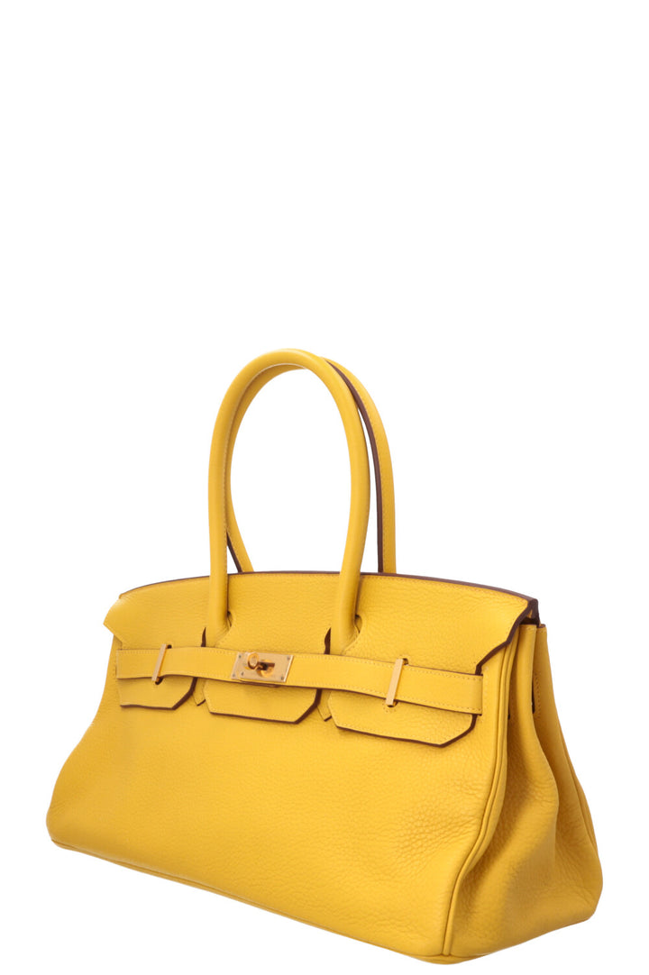 HERMÈS JPG Shoulder Birkin II 42 Clemence Soleil Or