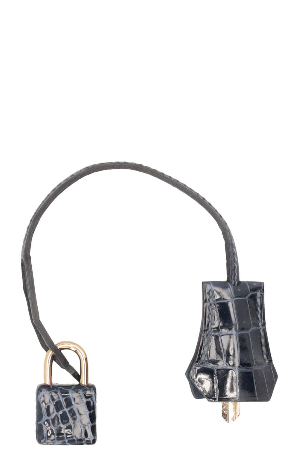 HERMÈS Kelly 28 II Touch Sellier Veau Madame Croco Niloticus Deep Blue Bleu Baltique