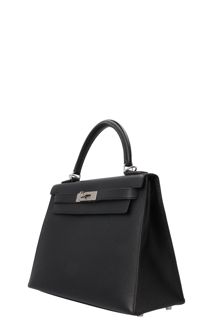 HERMÈS Kelly 28 Sellier Epsom Black