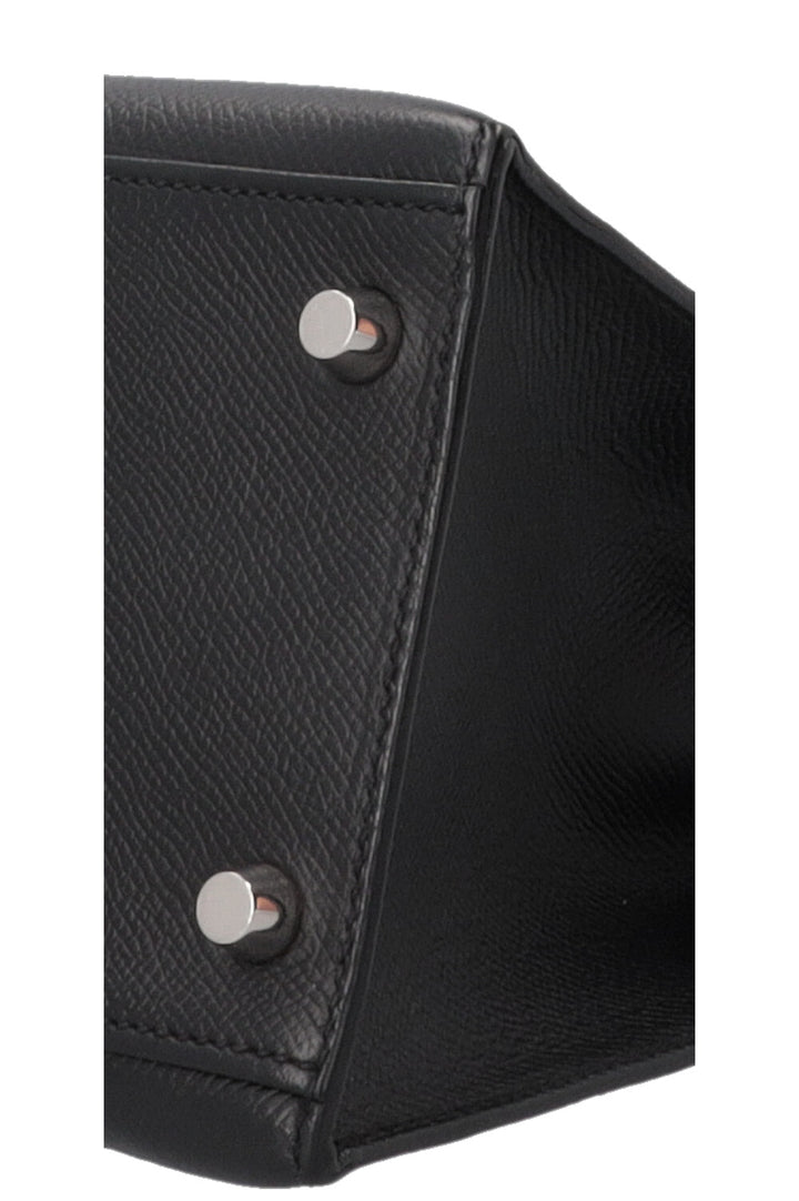 HERMÈS Kelly 28 Sellier Epsom Black