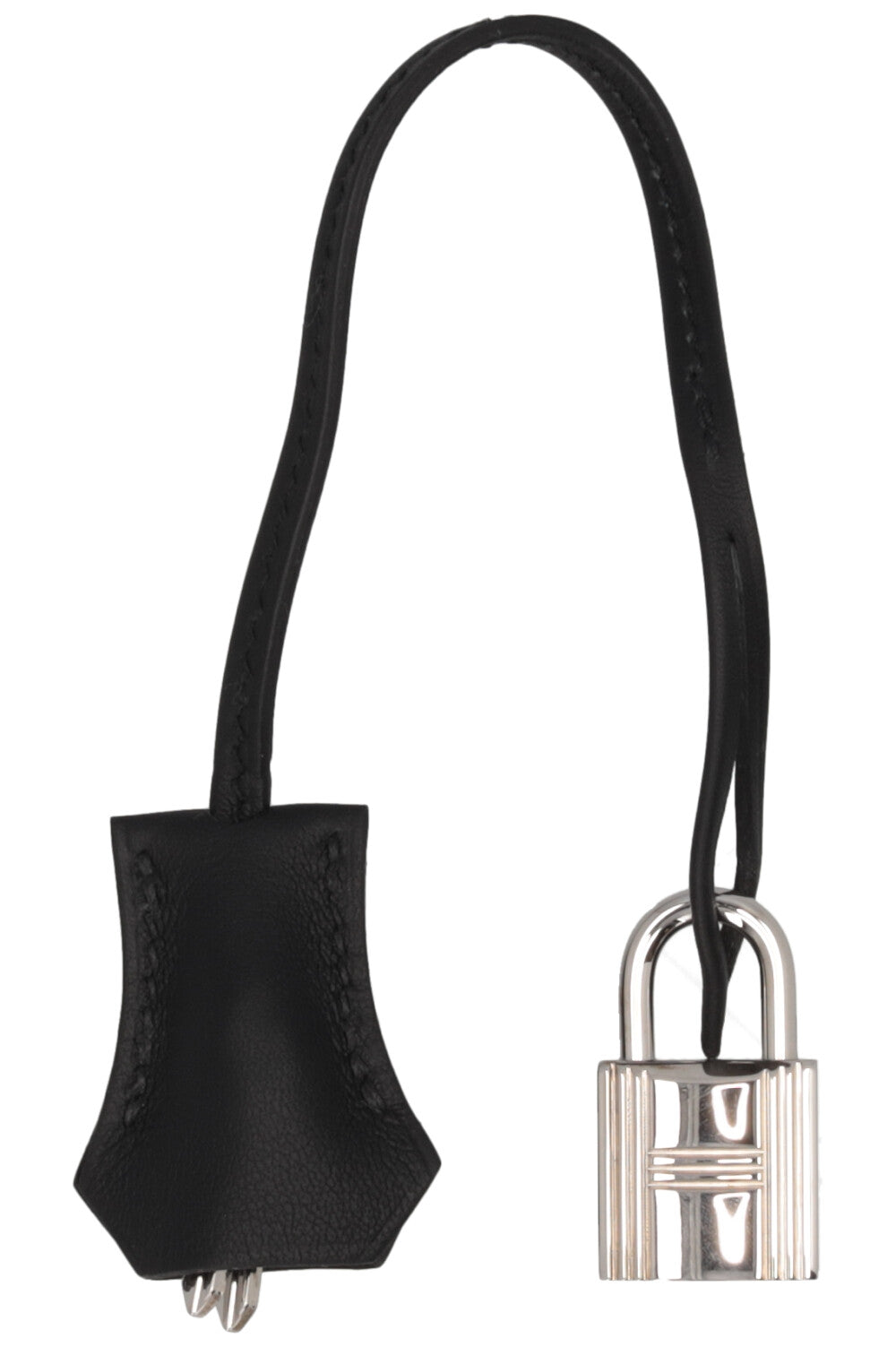 HERMÈS Kelly II Sellier 32 Toile Berline Veau Swift Noir