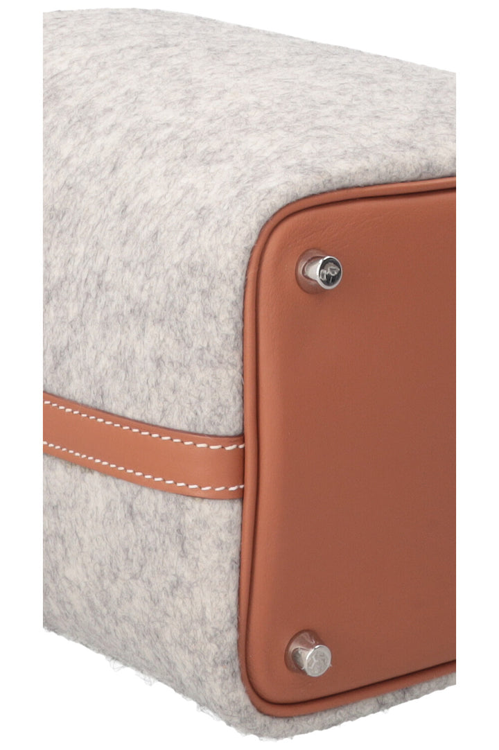 HERMÈS Picotin Lock 18 Light Grey Gold Felt Grey