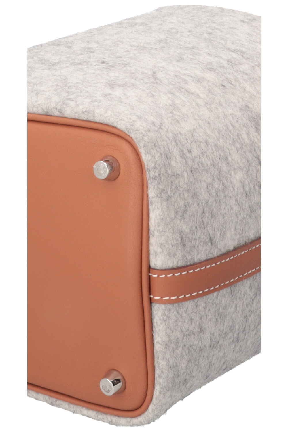 HERMÈS Picotin Lock 18 Light Grey Gold Felt Grey