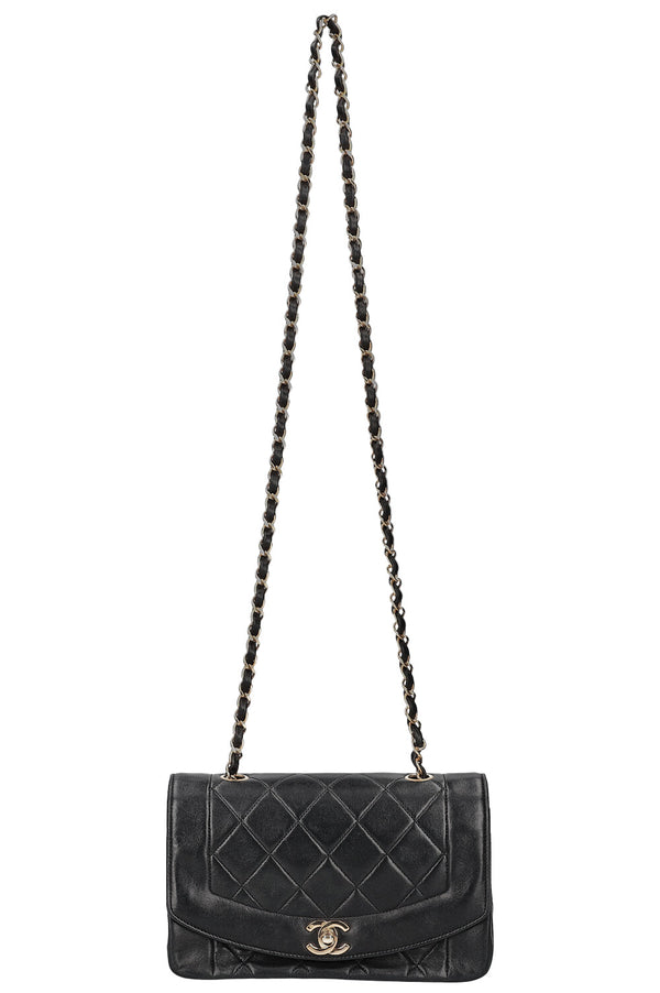 CHANEL Diana Bag Small Midnight Blue