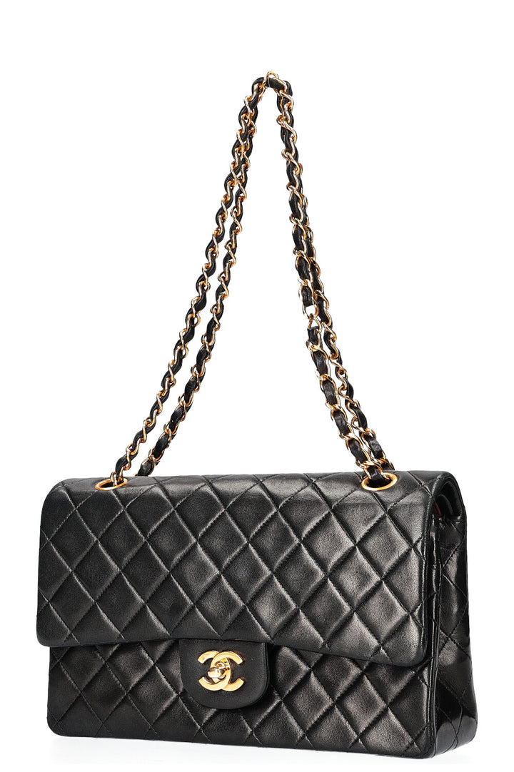 CHANEL Double Flap Bag Medium Black