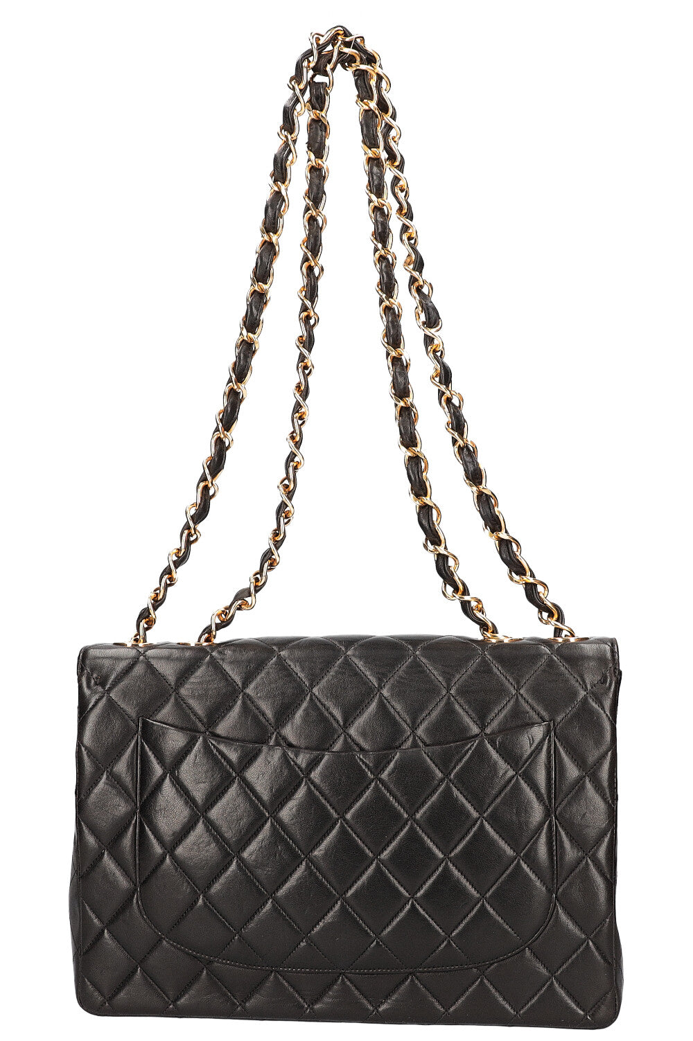 CHANEL Single Flap Bag Jumbo Black