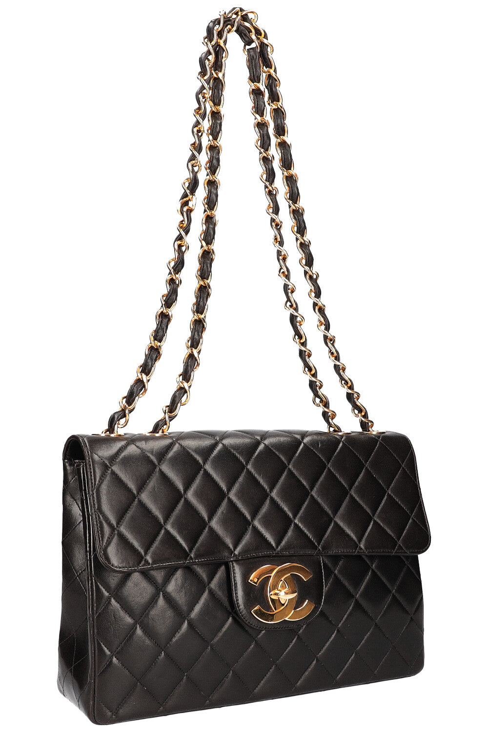 CHANEL Single Flap Bag Jumbo Black – REAWAKE