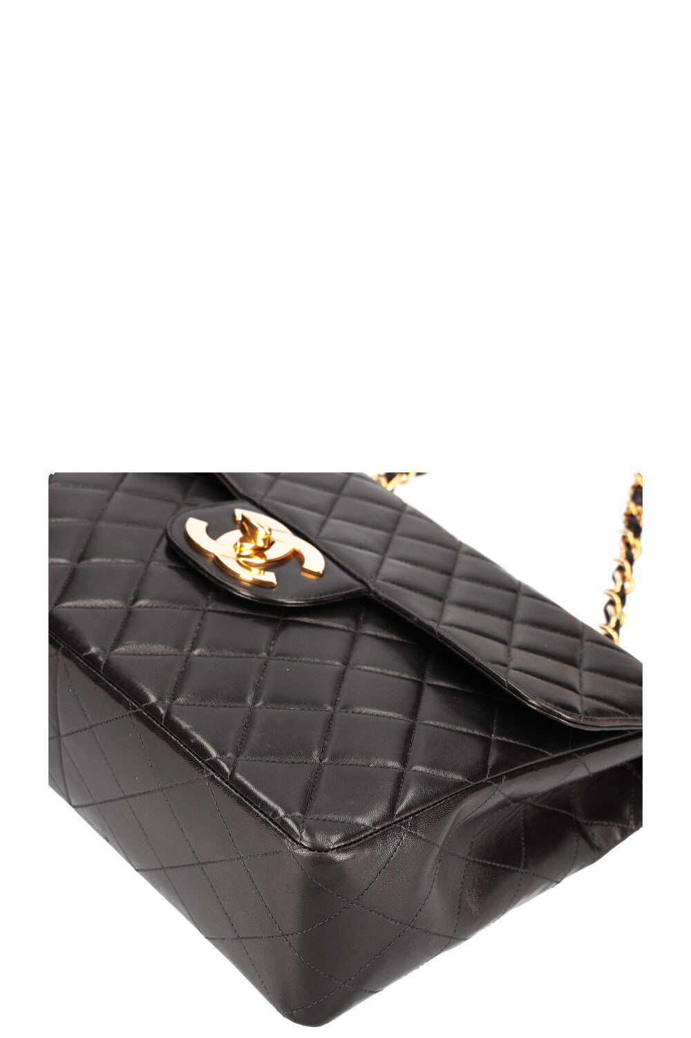 CHANEL Single Flap Bag Jumbo Black