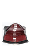 CHANEL Double Flap Bag Medium Chevron Black