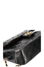 CHANEL Double Flap Bag Small Black