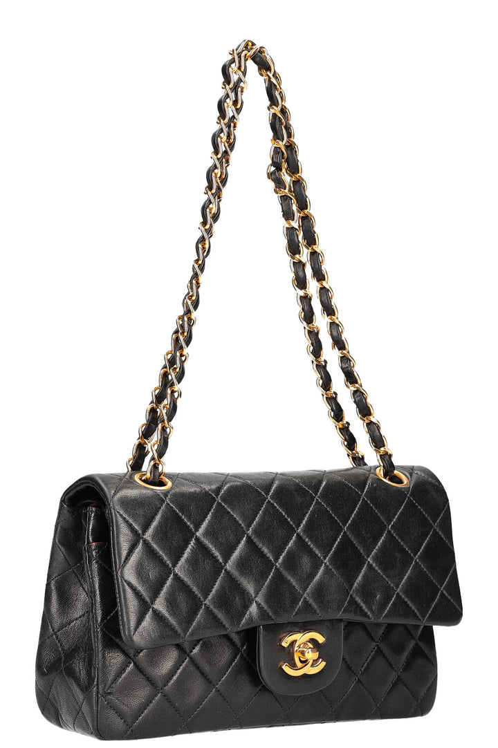 CHANEL Double Flap Bag Small Black