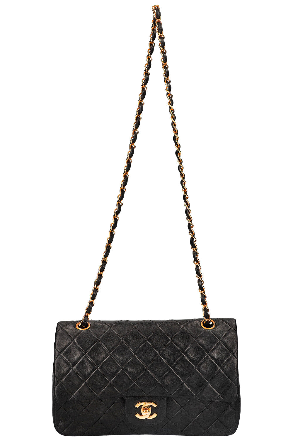 CHANEL Double Flap Bag Black