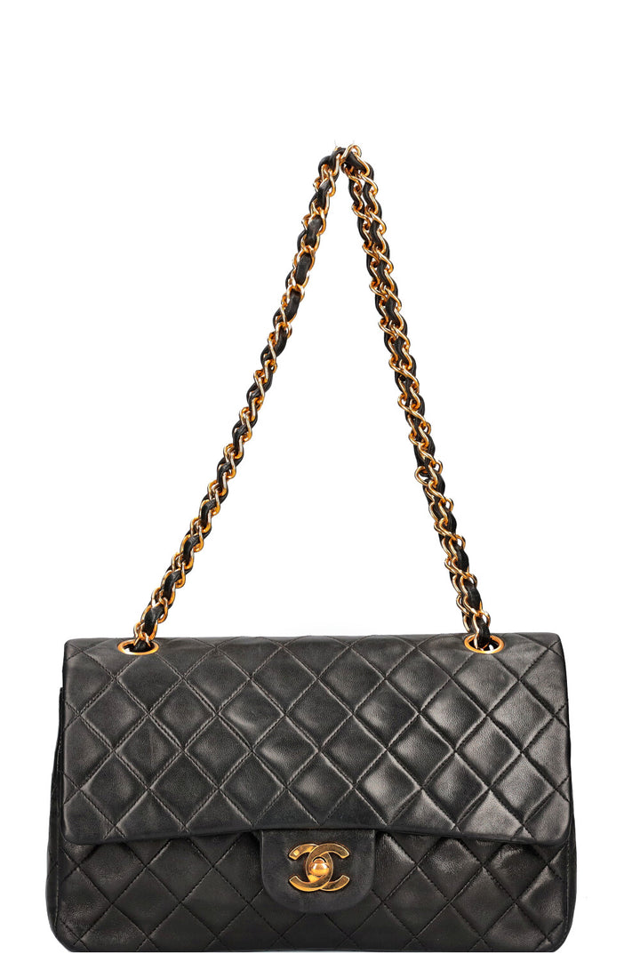 CHANEL Double Flap Bag Black