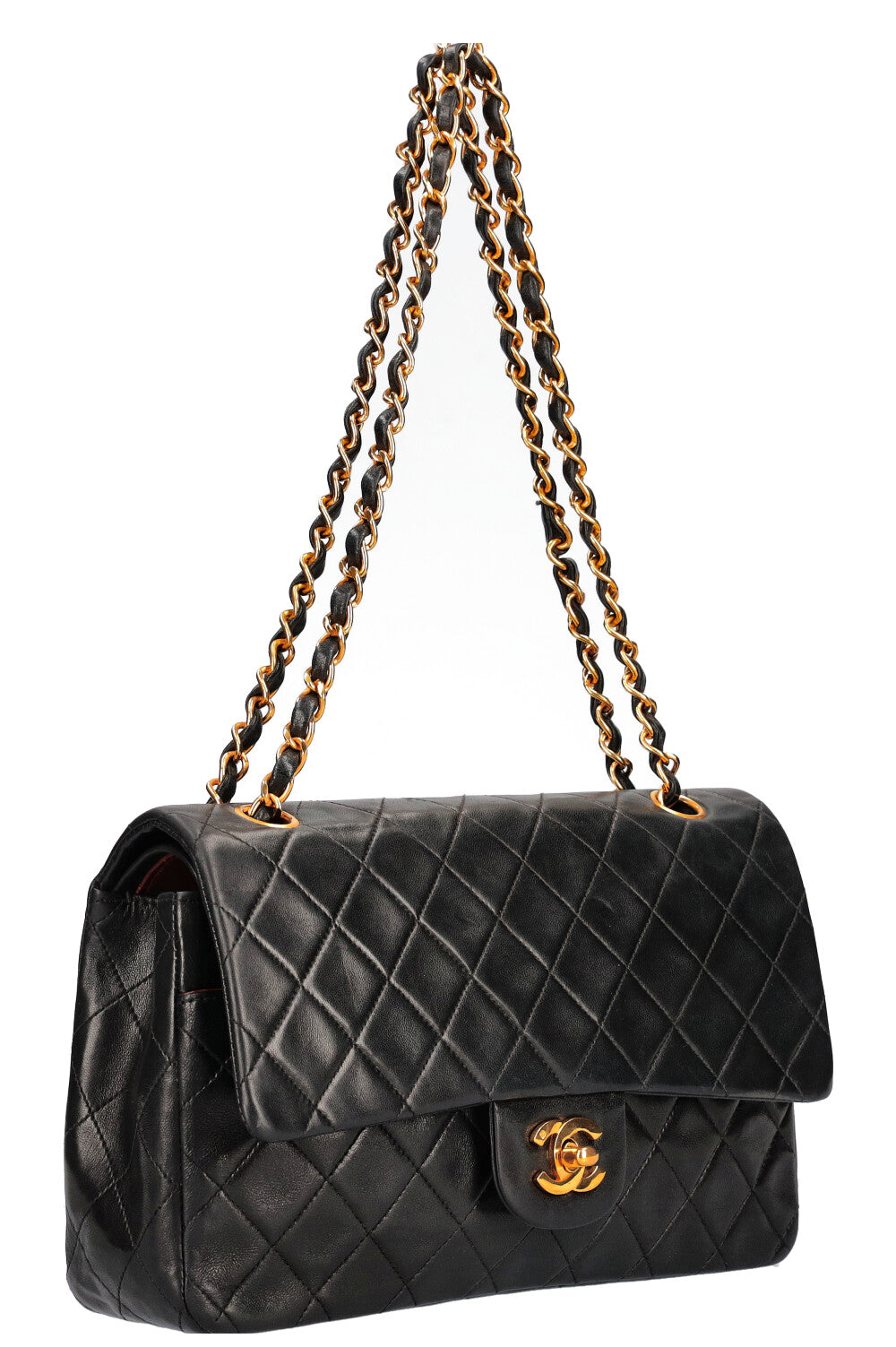 CHANEL Double Flap Bag Black