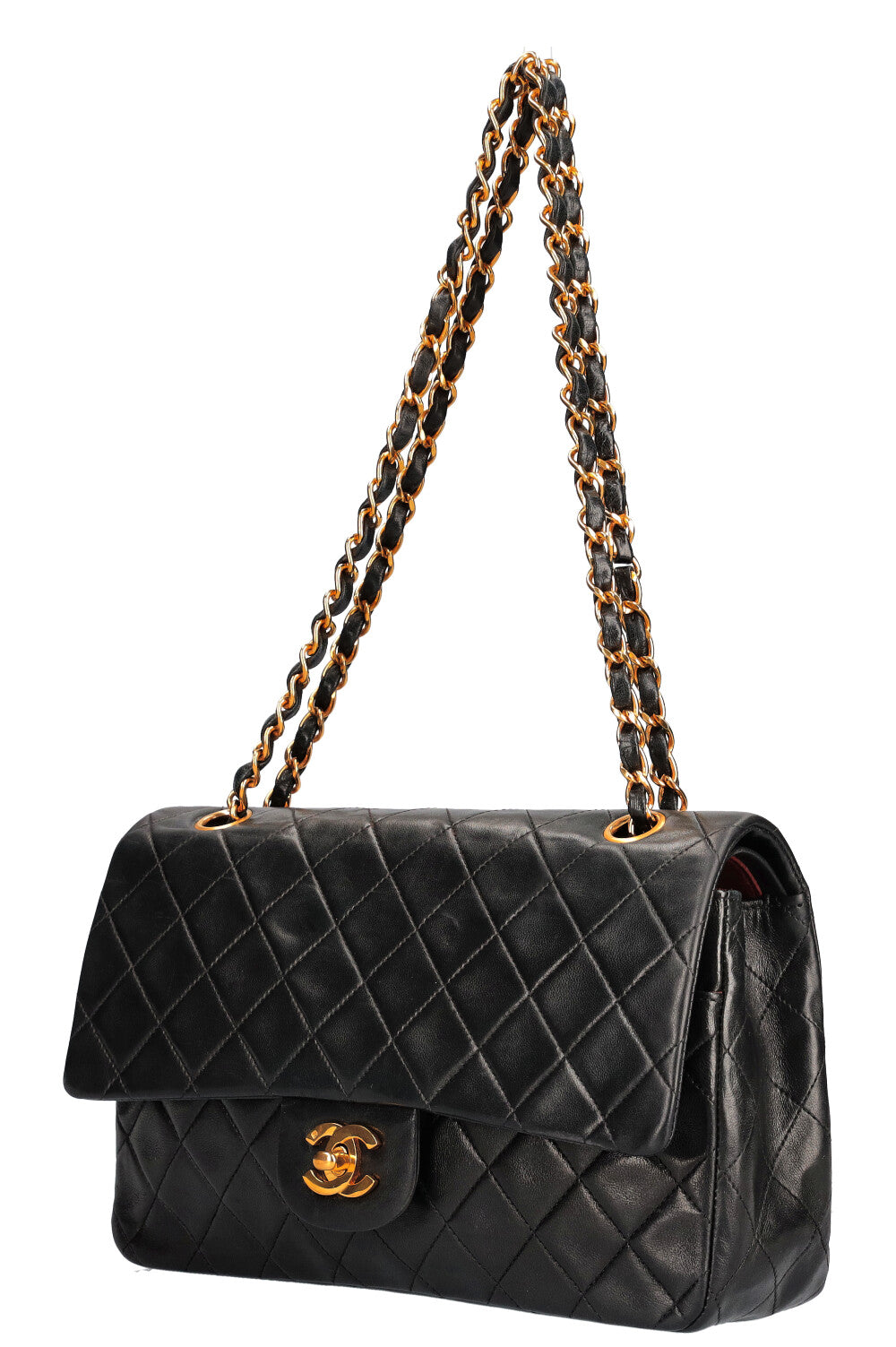 CHANEL Double Flap Bag Black