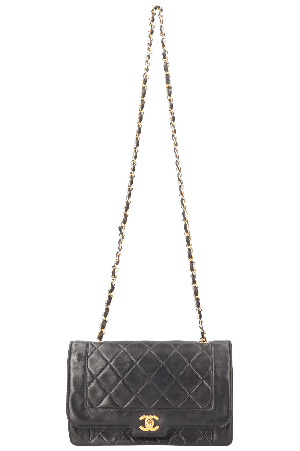 CHANEL Square Flap Bag Black