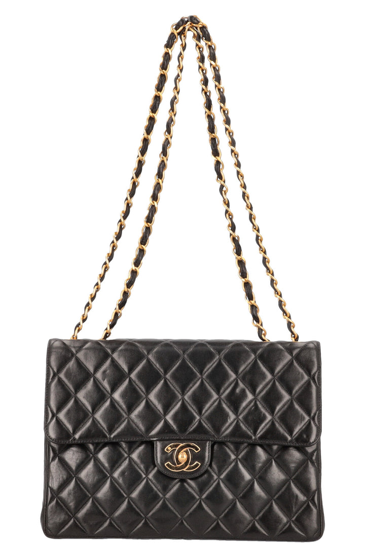 CHANEL Jumbo Single Flap Bag Black