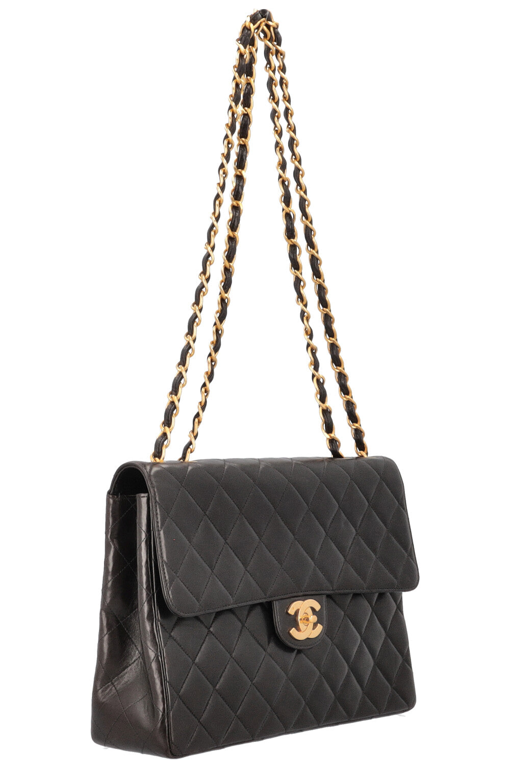 CHANEL Jumbo Single Flap Bag Black