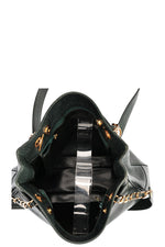 CHANEL Tote Bag Caviar Green