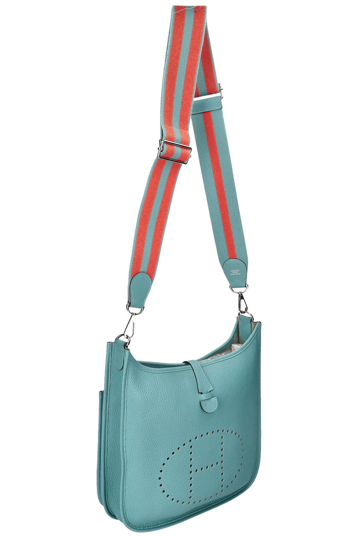 HERMÈS Evelyne PM Turquoise Clemence