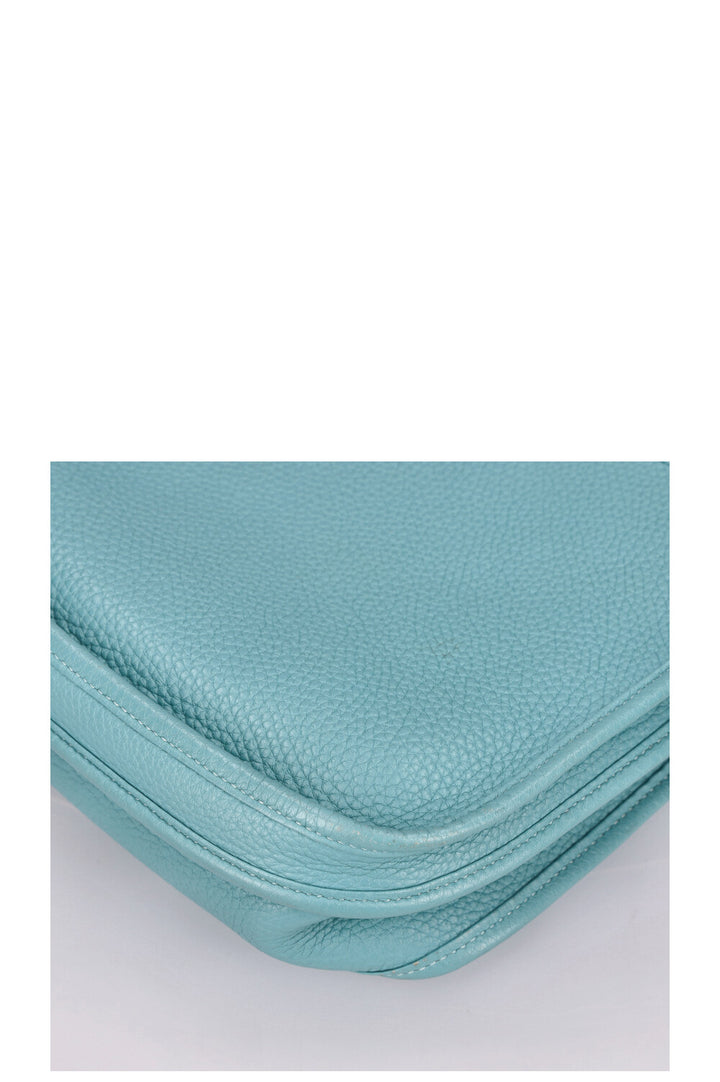 HERMÈS Evelyne PM Turquoise Clemence