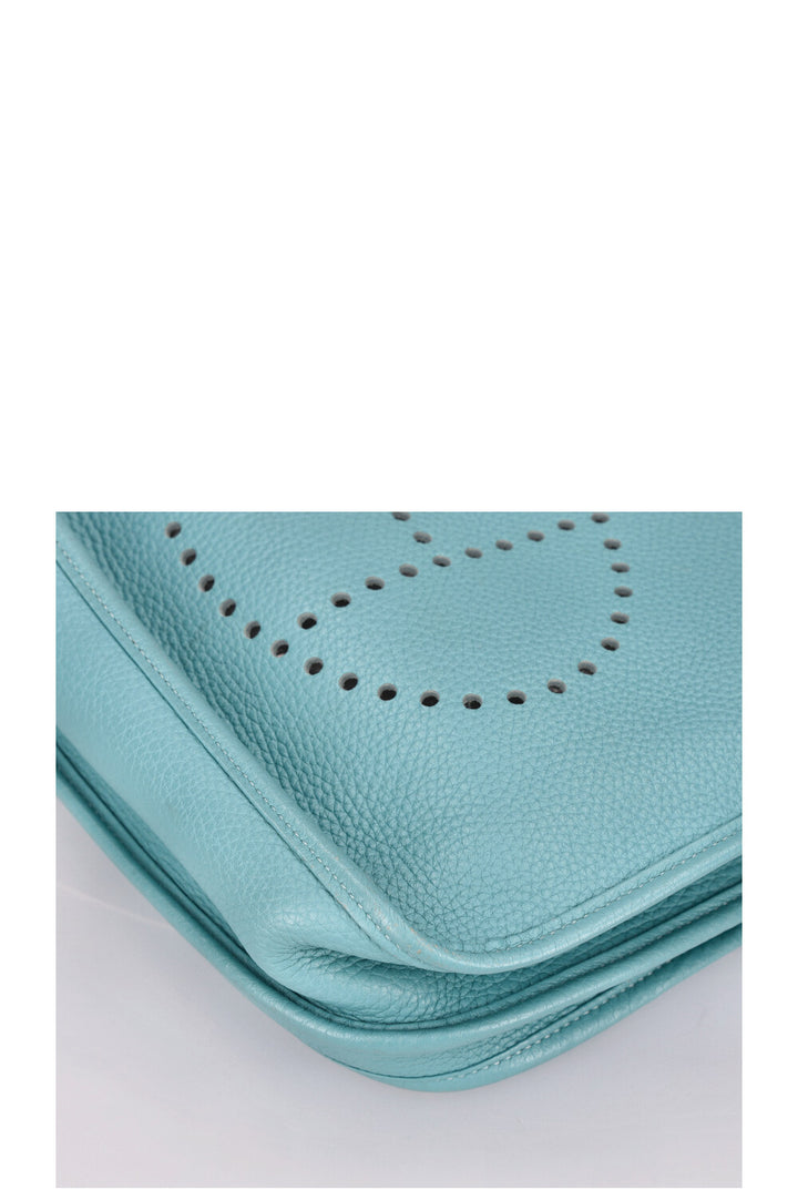 HERMÈS Evelyne PM Turquoise Clemence