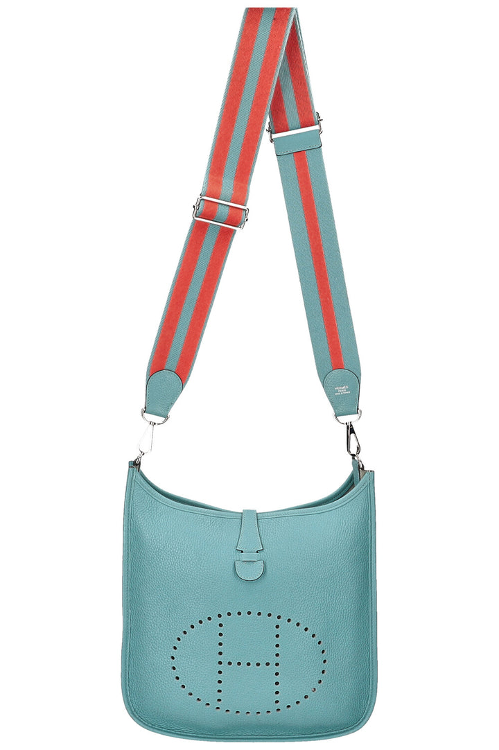 HERMÈS Evelyne PM Turquoise Clemence