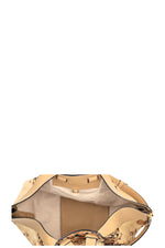 LOEWE Large Hammock Tapestry Print Suede Beige