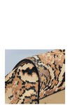 LOEWE Large Hammock Tapestry Print Suede Beige