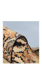 LOEWE Large Hammock Tapestry Print Suede Beige